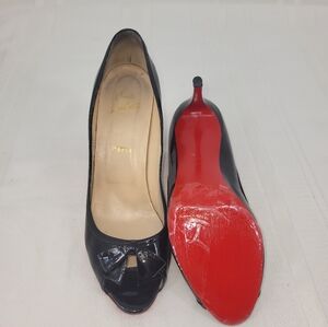 CHRISTIAN LOUBOUTIN Bow Peep Toe Heels COA